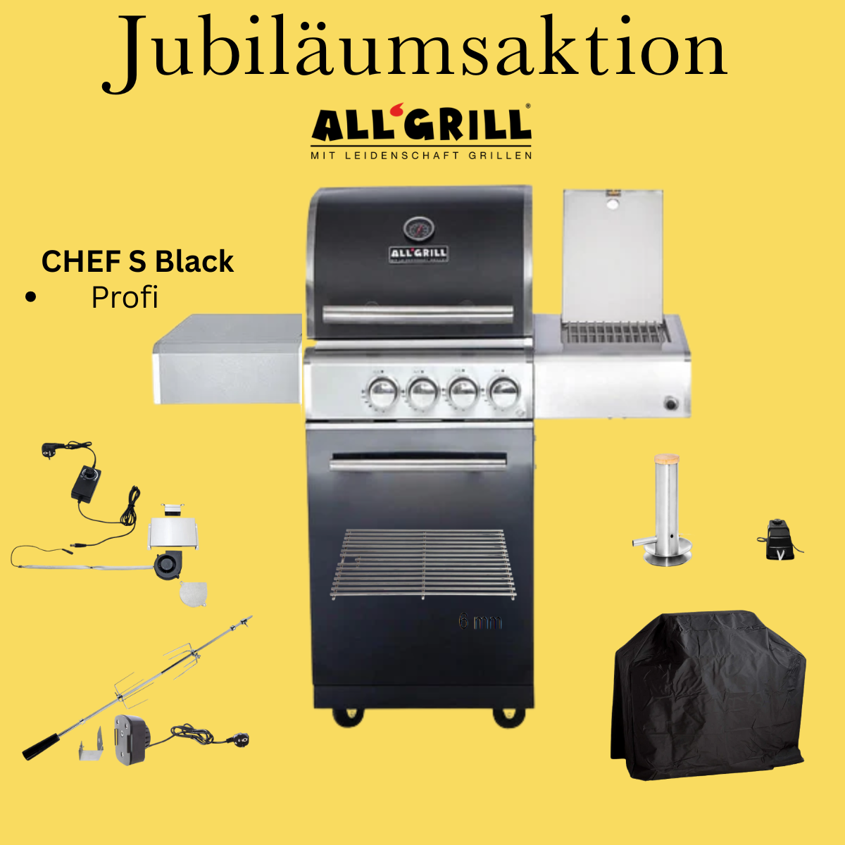 ALL’GRILL Chef S Black Jubiläumsaktion Profi