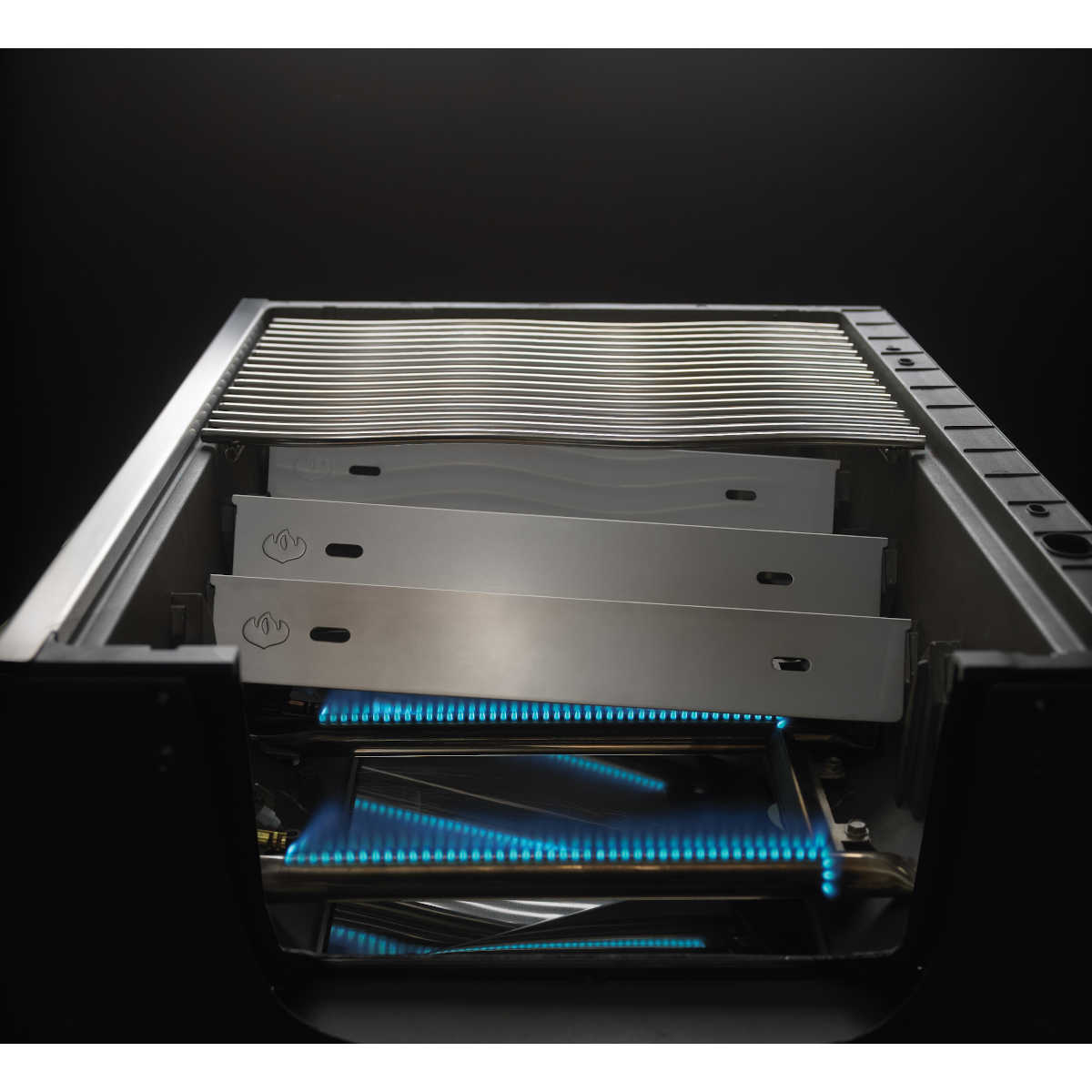 Brenner, Flammschutzbleche und Grillrost Napoleon Prestige 500, Edelstahl Media 3 of 11