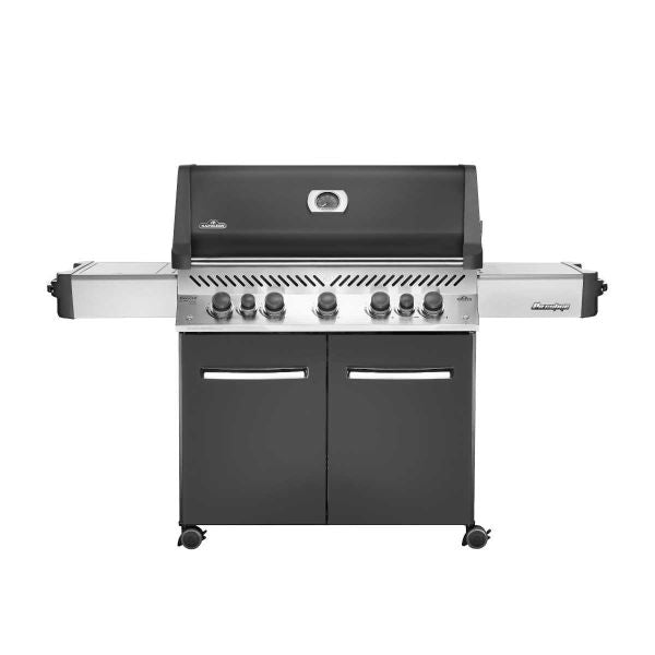 Frontansicht Napoleon Prestige 665 Gasgrill, Rauchgrau