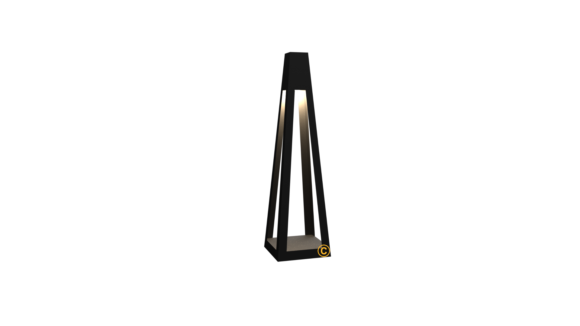 Quan Garden QUAN LARGE BOLLARD II CARBON