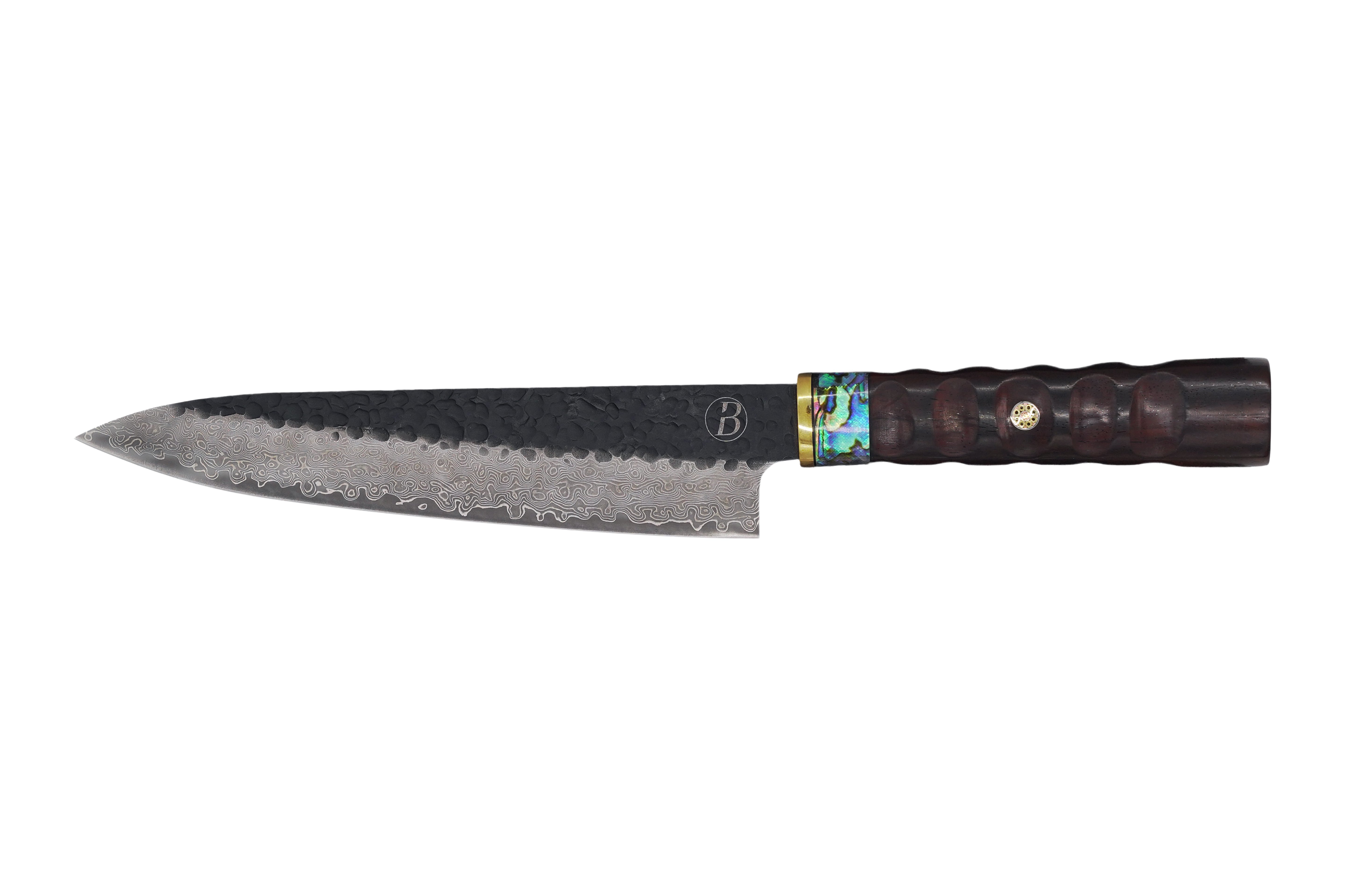 Babossa Heritage Chefmesser mit Griff aus Wüsteneisenholz