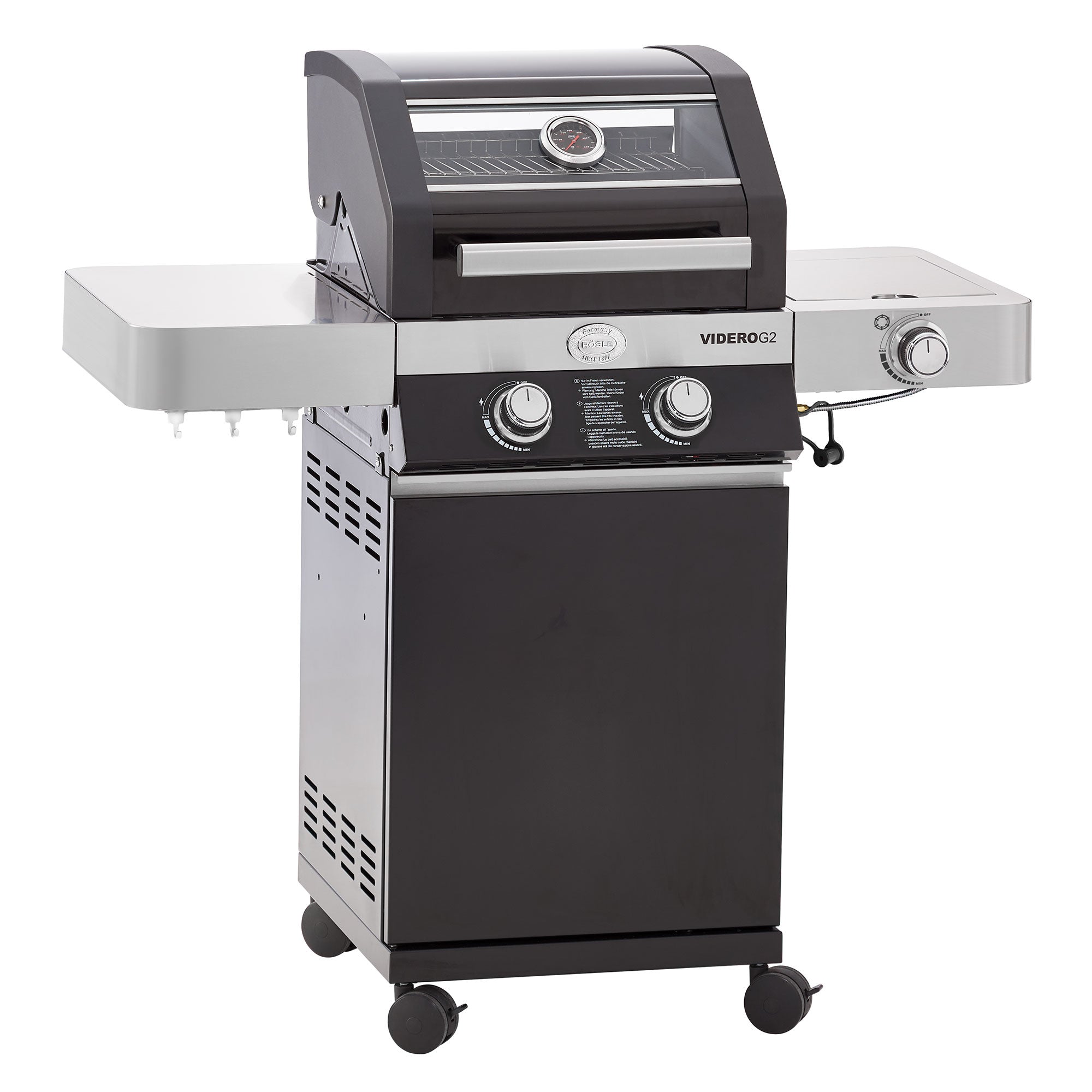 Rösle Gasgrill BBQ-Station VIDERO G2 schwarz 50 mbar