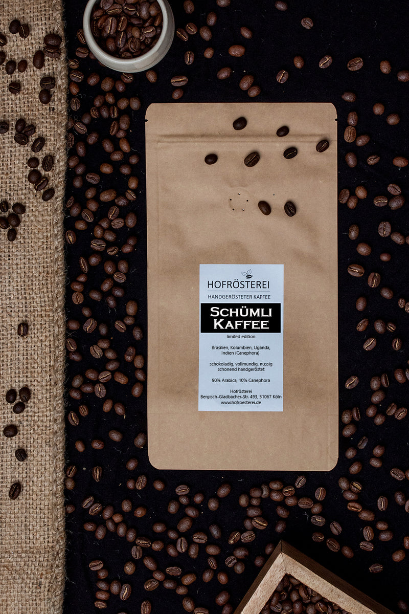 Hofrösterei Kaffeebohnen Schümli-Kaffee Limited Edition 500g