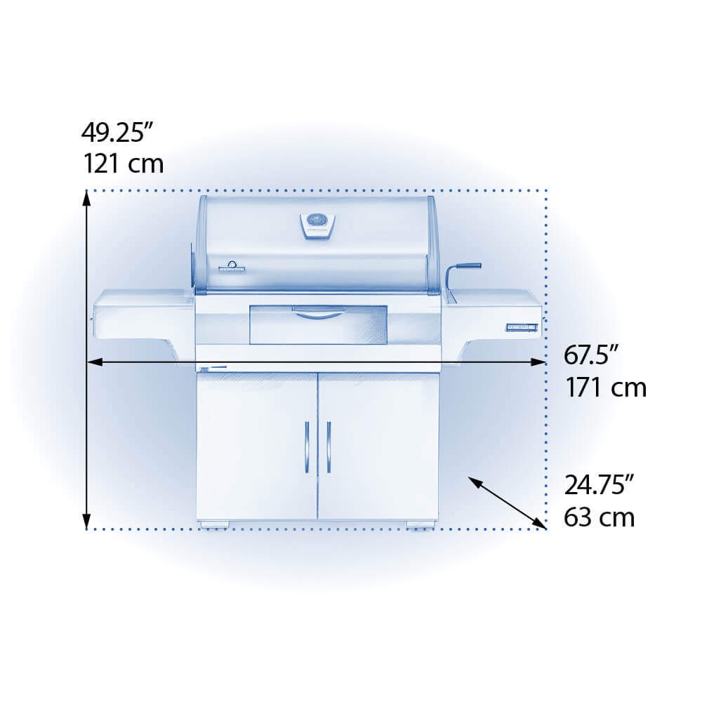 Napoleon PRO605 Holzkohlegrill
