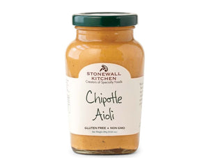 Produktbild Stonewall Kitchen Chipotle Aioli, 291g, Zutaten Rapsöl, EIER (EIER, Speisesalz), Chipotle Peperoni in Marinade (Chipotle Peperoni, Wasser, Tomatenpüree, Essig, SOJAöl, Speisesalz, Zucker, Zwiebel, Gewürze), Weißweinessig, Knoblauchpulver, SENFpulver, Chipotle Peperoni, Paprika, natürliches Aroma, Antioxidationsmittel: Tocopherol (Vitamin E)