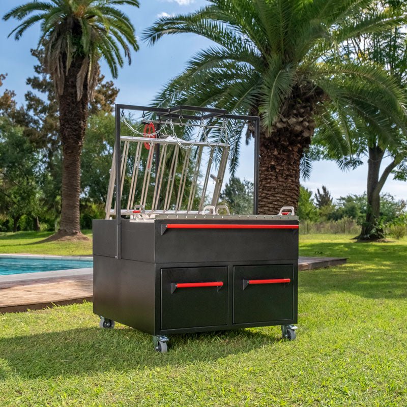 Asamodo - Cube - Asado Holzkohlegrill für den professionellen Gebrauch