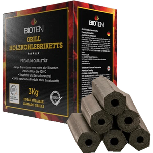 BIOTEN Holzkohlebriketts, 3kg - Grillstar.deBIOTEN Holzkohlebriketts, 3kgBiotenGrillstar.de
