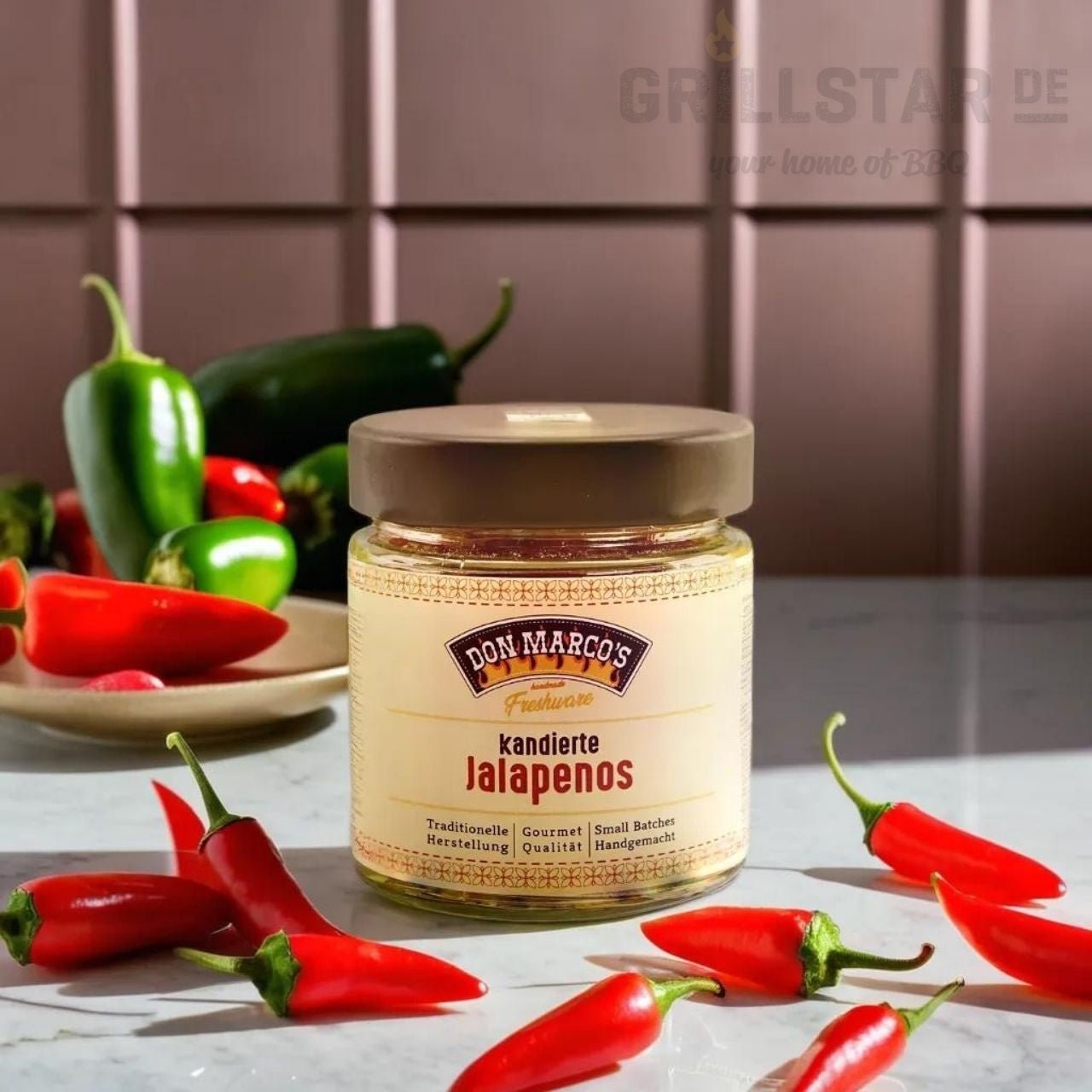 Don Marco´s kandierte Jalapenos, 70g