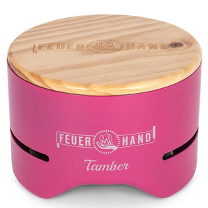 Feuerhand Tamber Tischgrill Telemagenta – Holzkohlegrill Ø 20 cm für den Balkon - Ansicht 1