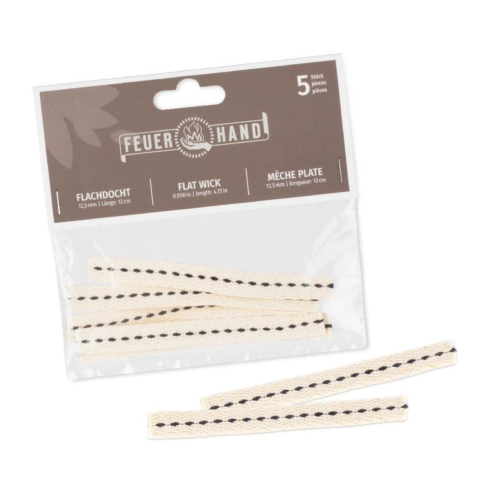 Feuerhand Flachdocht, 1,25 x 12cm