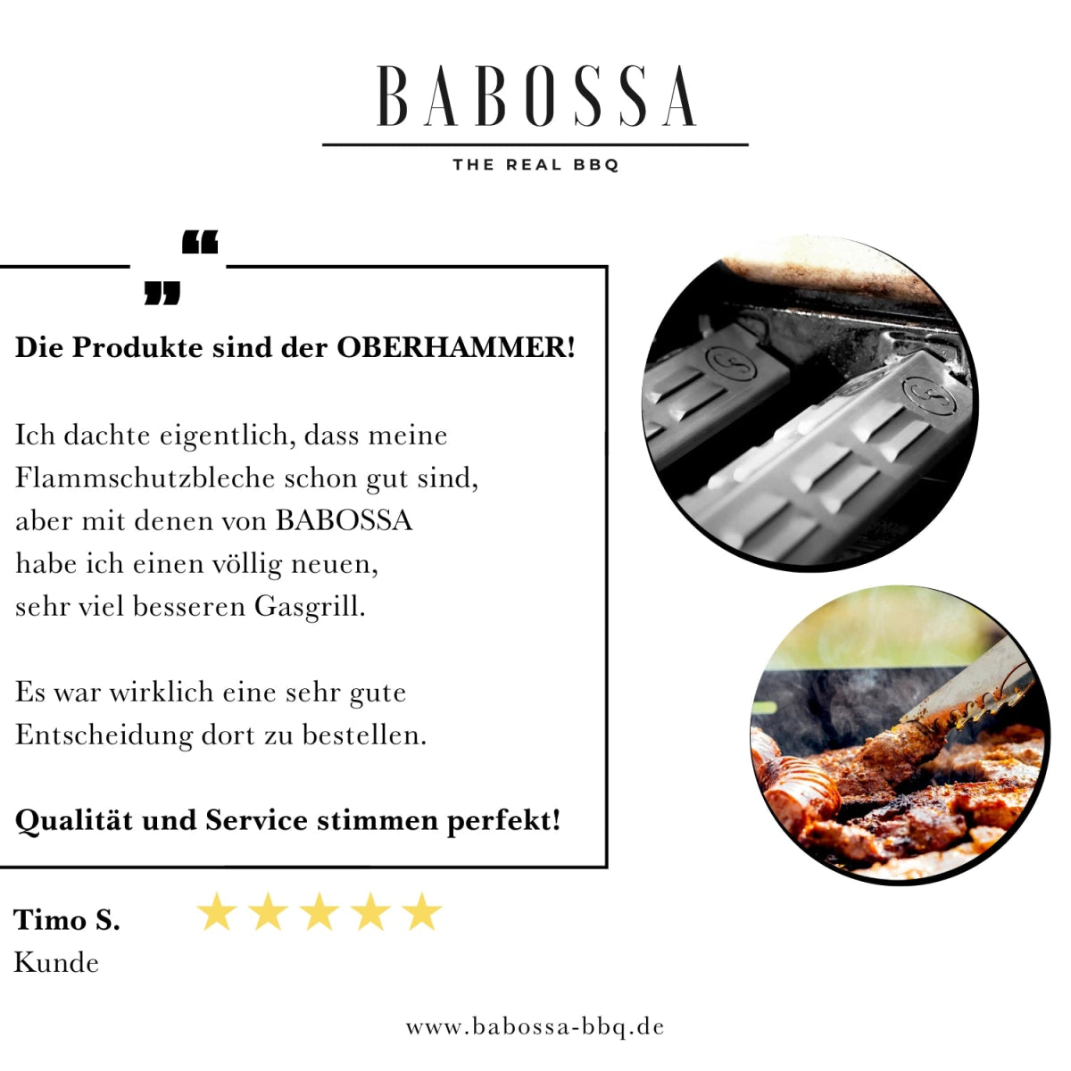 Babossa Flammschutzblech ,Broil King Regal & Imperial
