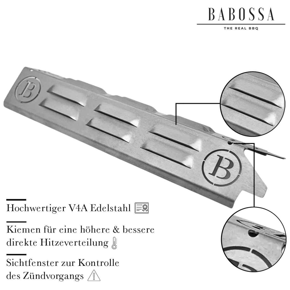 Babossa Flammschutzblech, Enders Boston Pro 4 KR Turbo II & Boston EVO PRO 4RP Turbo II