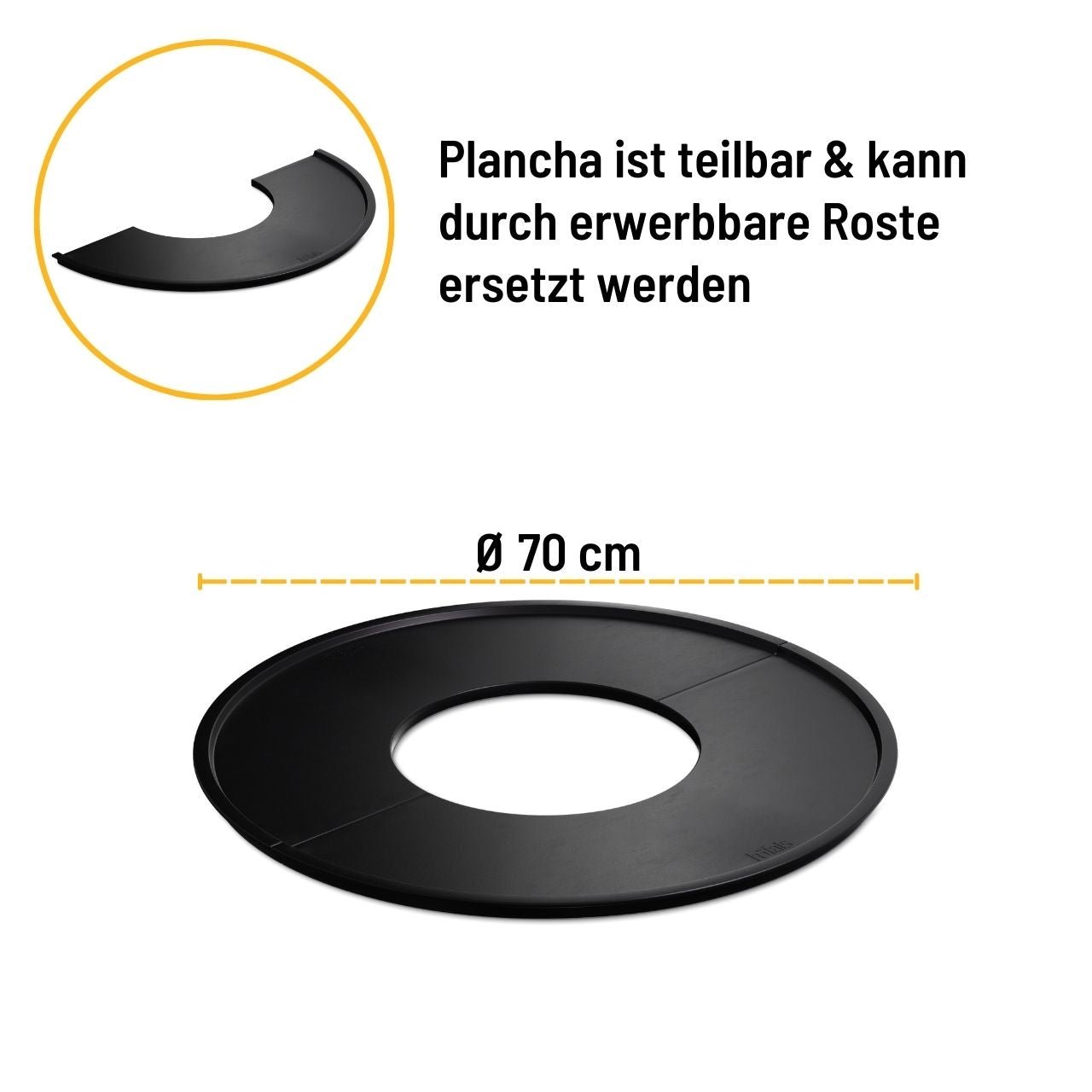 Höfats Plancha-Grillset hoch, BOWL 70