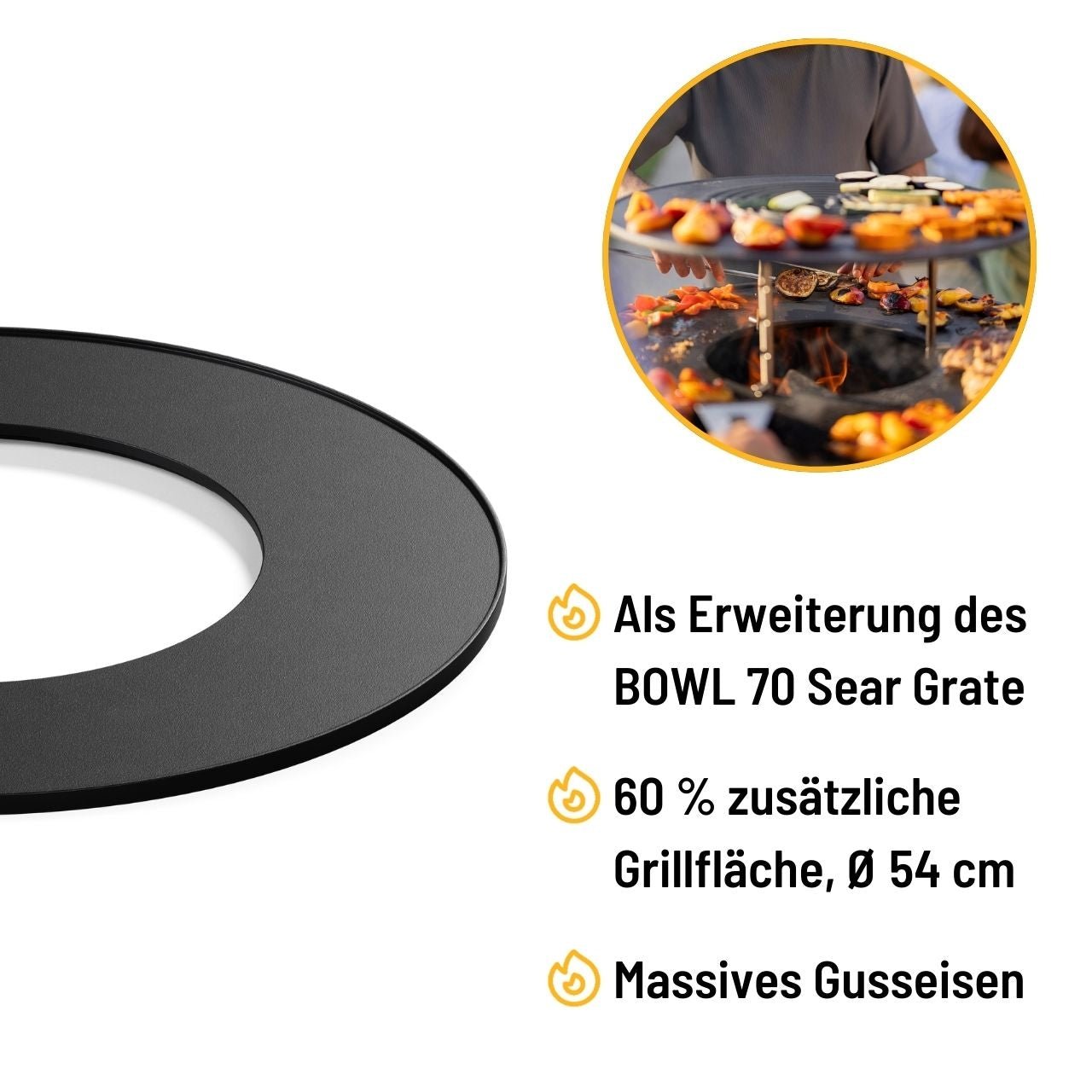 Höfats Warmhaltering, BOWL 57 - Grillstar.deHöfats Warmhaltering, BOWL 57HöfatsGrillstar.de222300384064251006132