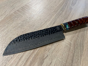 Babossa Heritage Santoku mit Griff aus Wüsteneisenholz