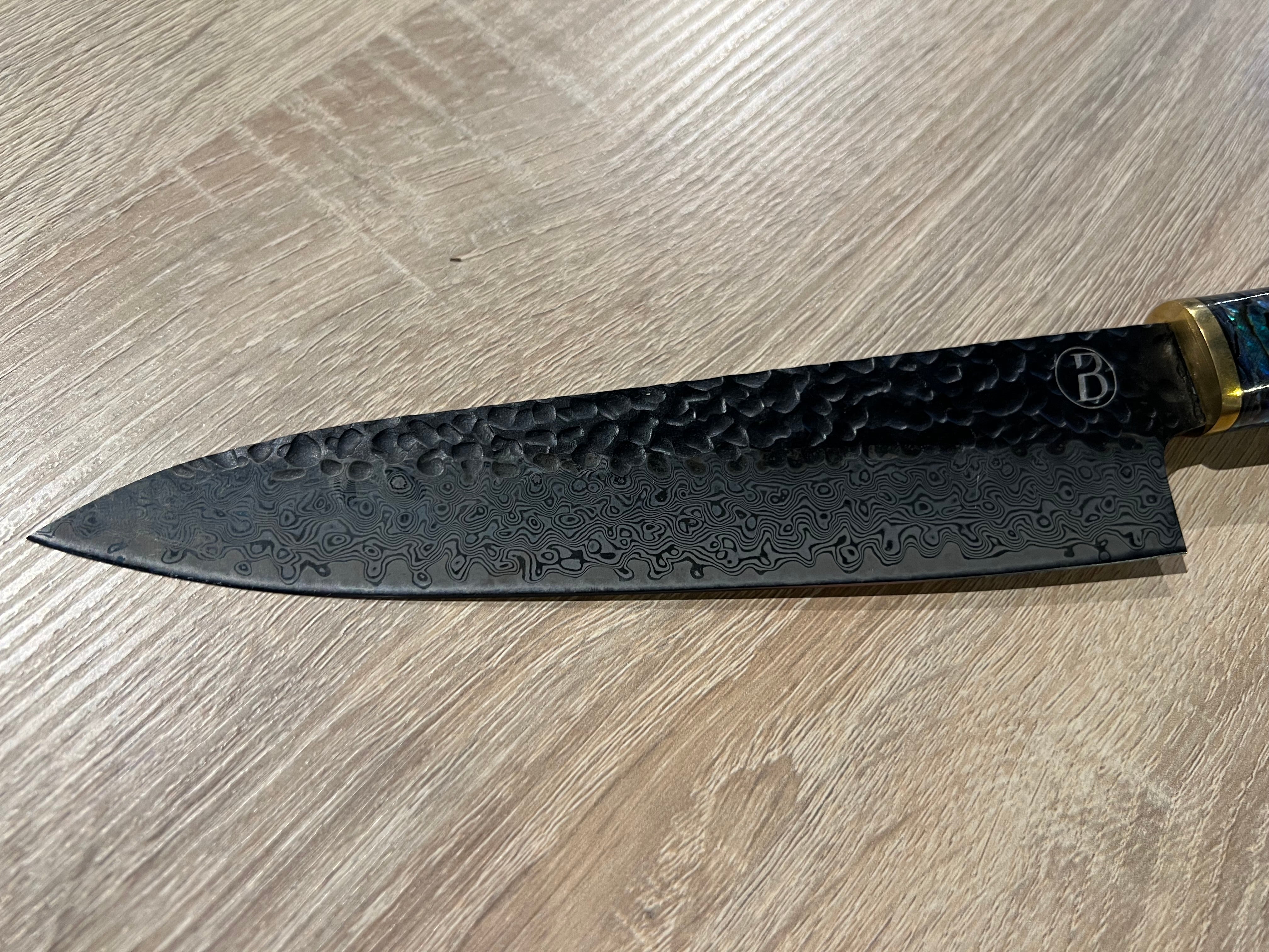 Babossa Heritage Chefmesser mit Griff aus Wüsteneisenholz