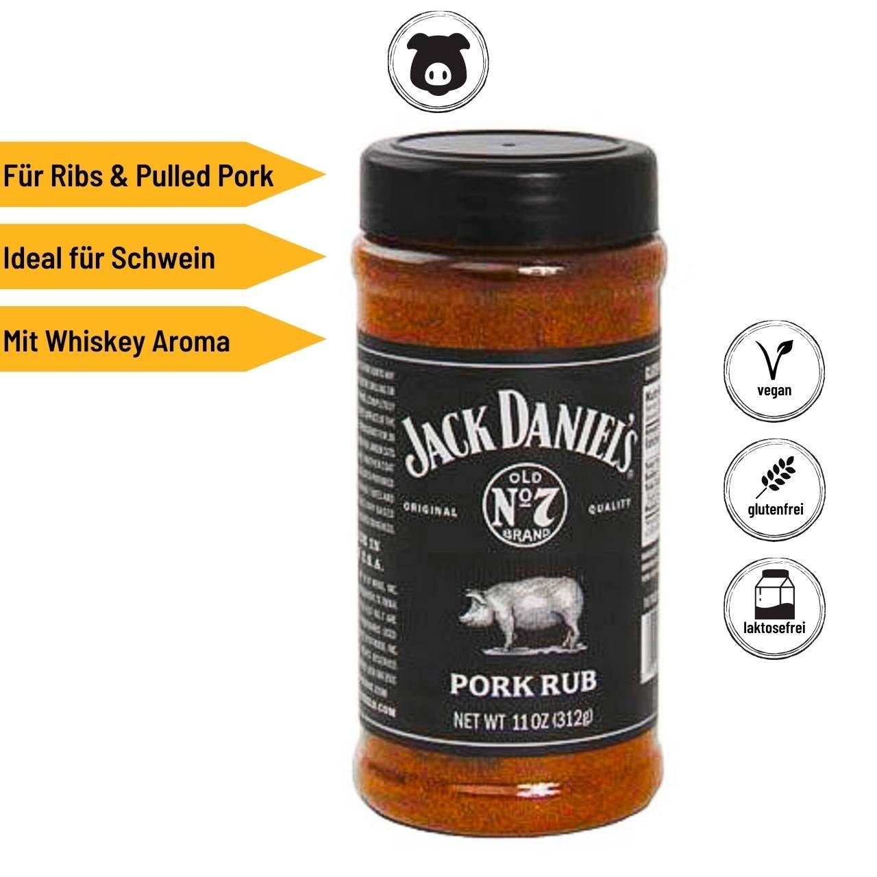 Jack Daniel's Pork Rub, 312g