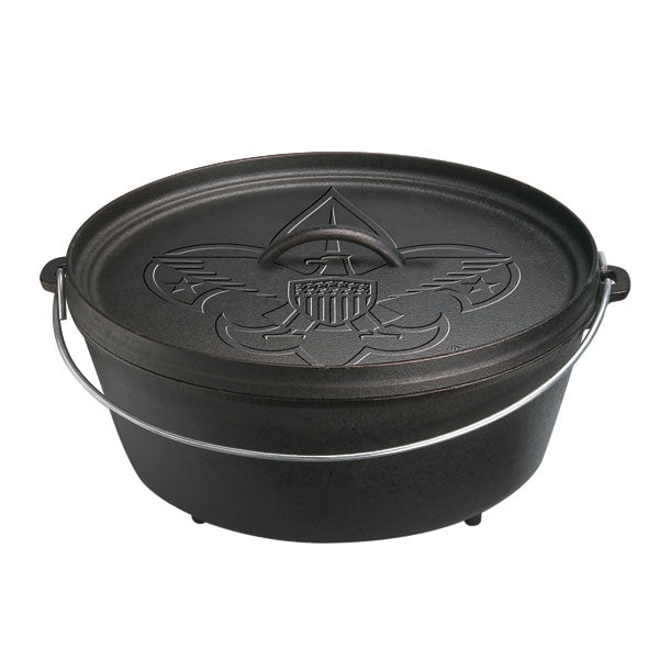 Lodge Camp Dutch Oven (flach), mit Boy Scout Logo