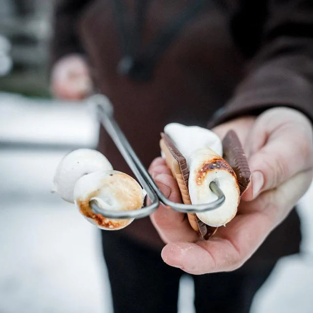 Petromax Lagerfeuer-Spieß mit umgebogenen Zinken im 2er Set
