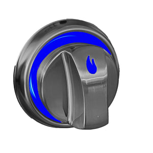 ALL'GRILL Metallguss Drehknopf mit LED-Beleuchtung und Farbwechsler