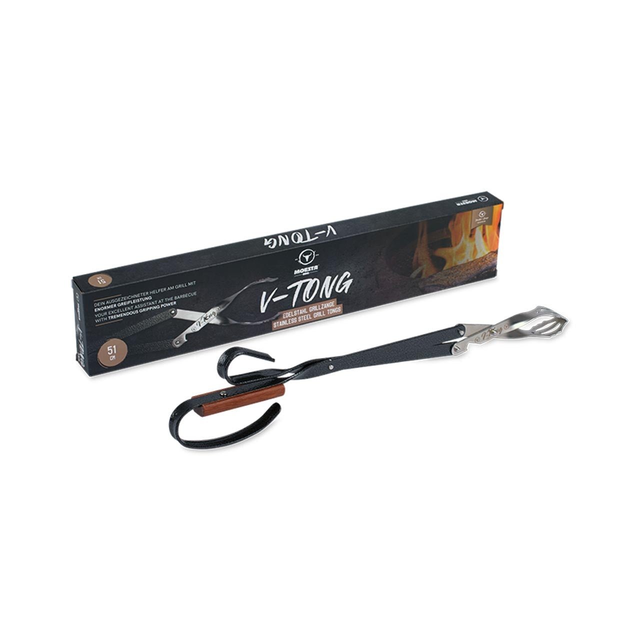 Moesta Zange V-Tong, 43cm Schwarz