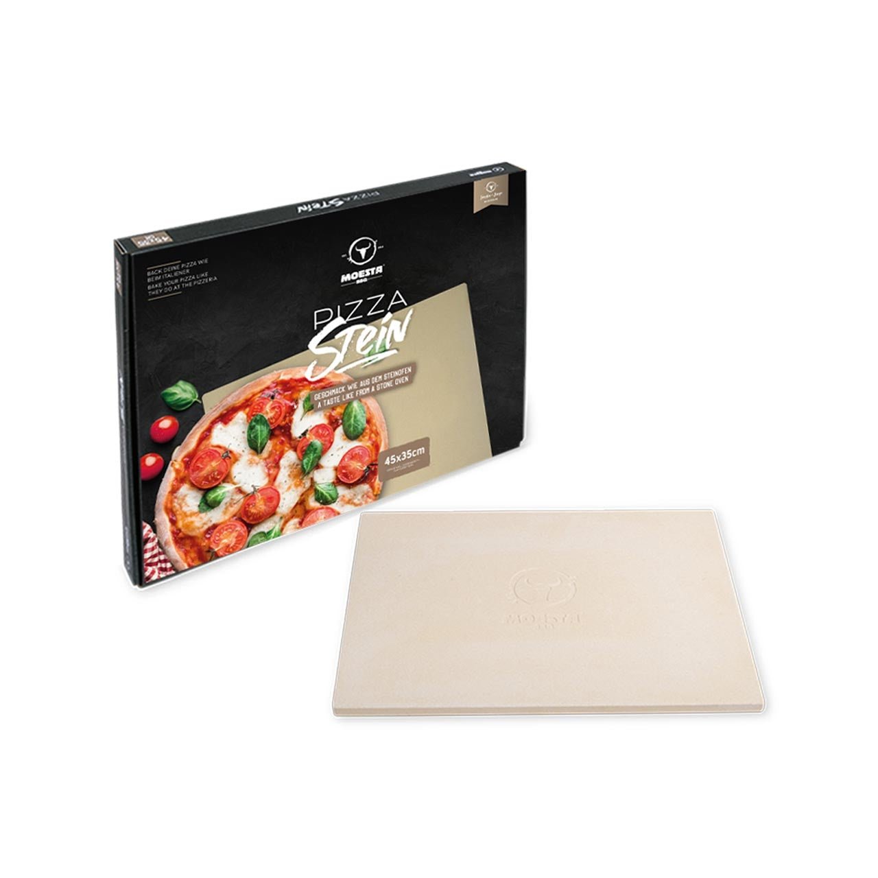 Moesta Pizzastein No.1, Eckig