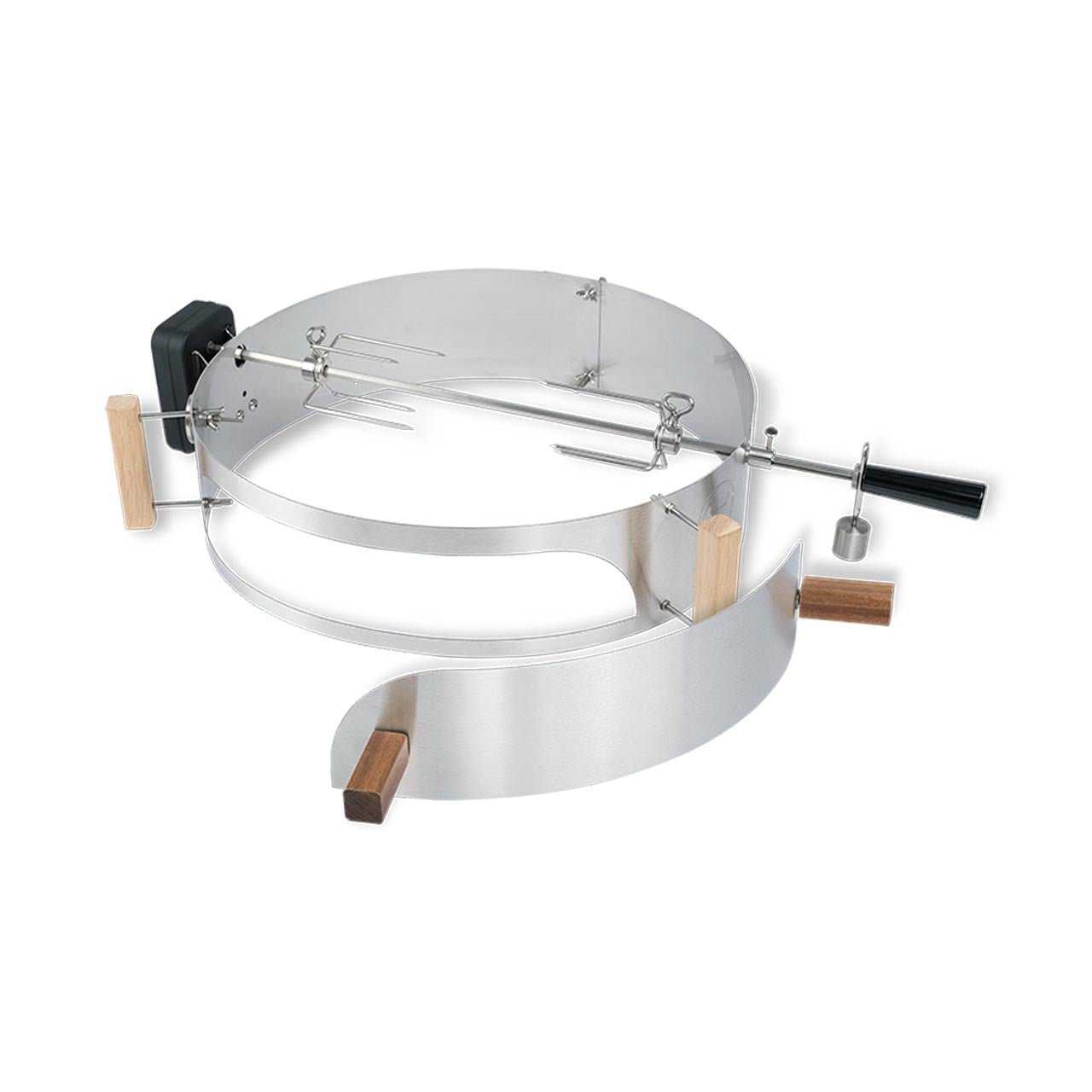 Moeta Smokin' PizzaRing - Rotisserie Set (57cm) Batterie Motor