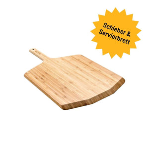 Ooni Pizzaschieber / Servierbrett, Bambus 16“