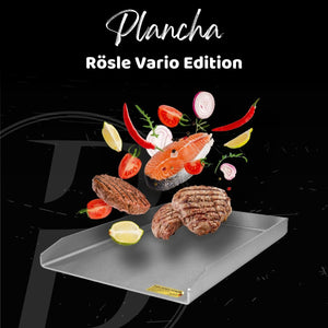 Edelstahl Plancha Grillplatte 445x300mm – Für Weber Spirit 300er, Made In Germany