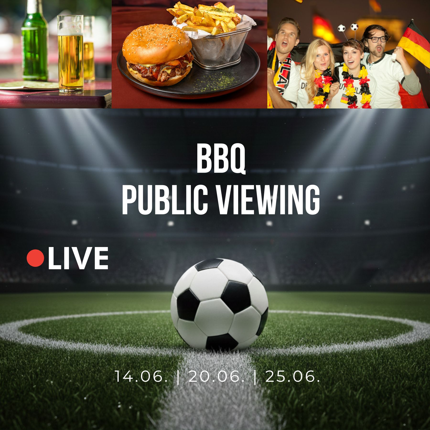 Public Viewing bei Grillgoods