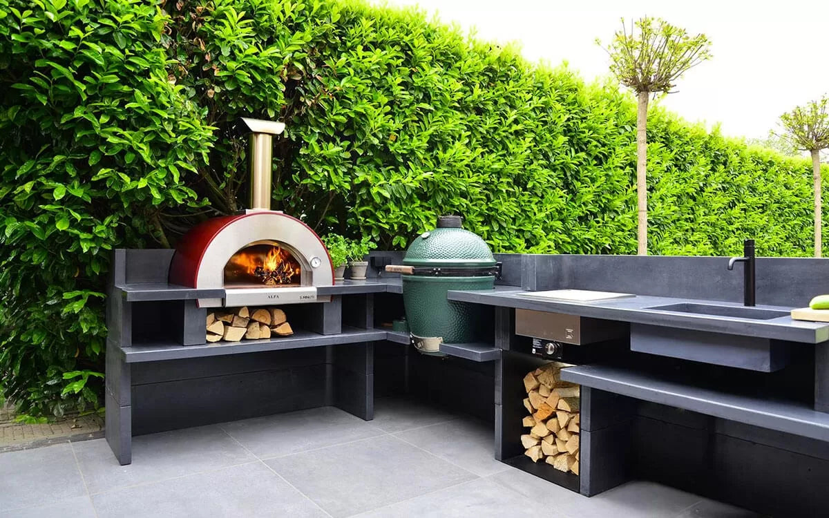 Alfa Forni Classico, 5Minuti Holz, Kupfer