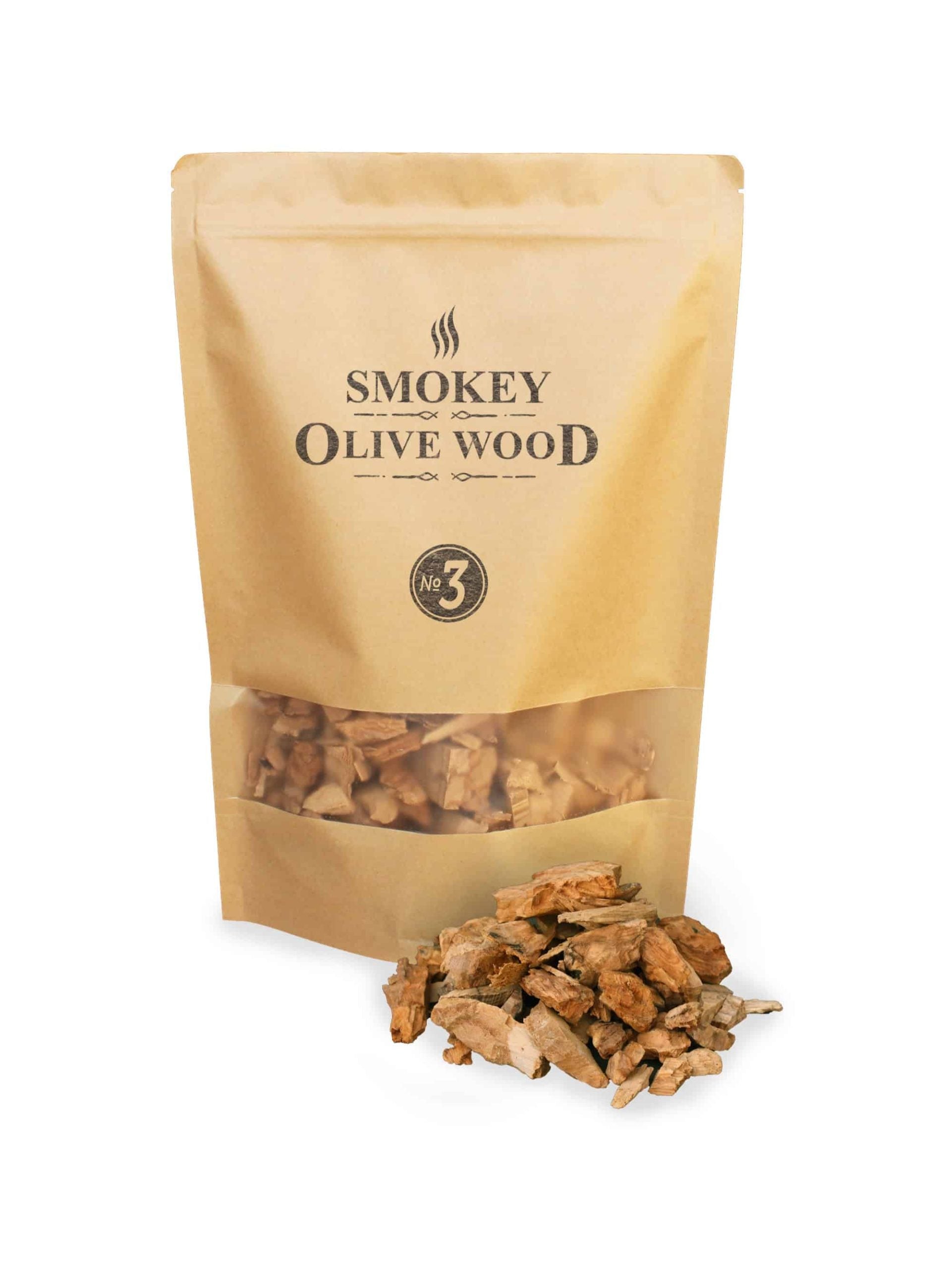 Smokey Olive Wood Räucherchips, Olivenholz 1,7l