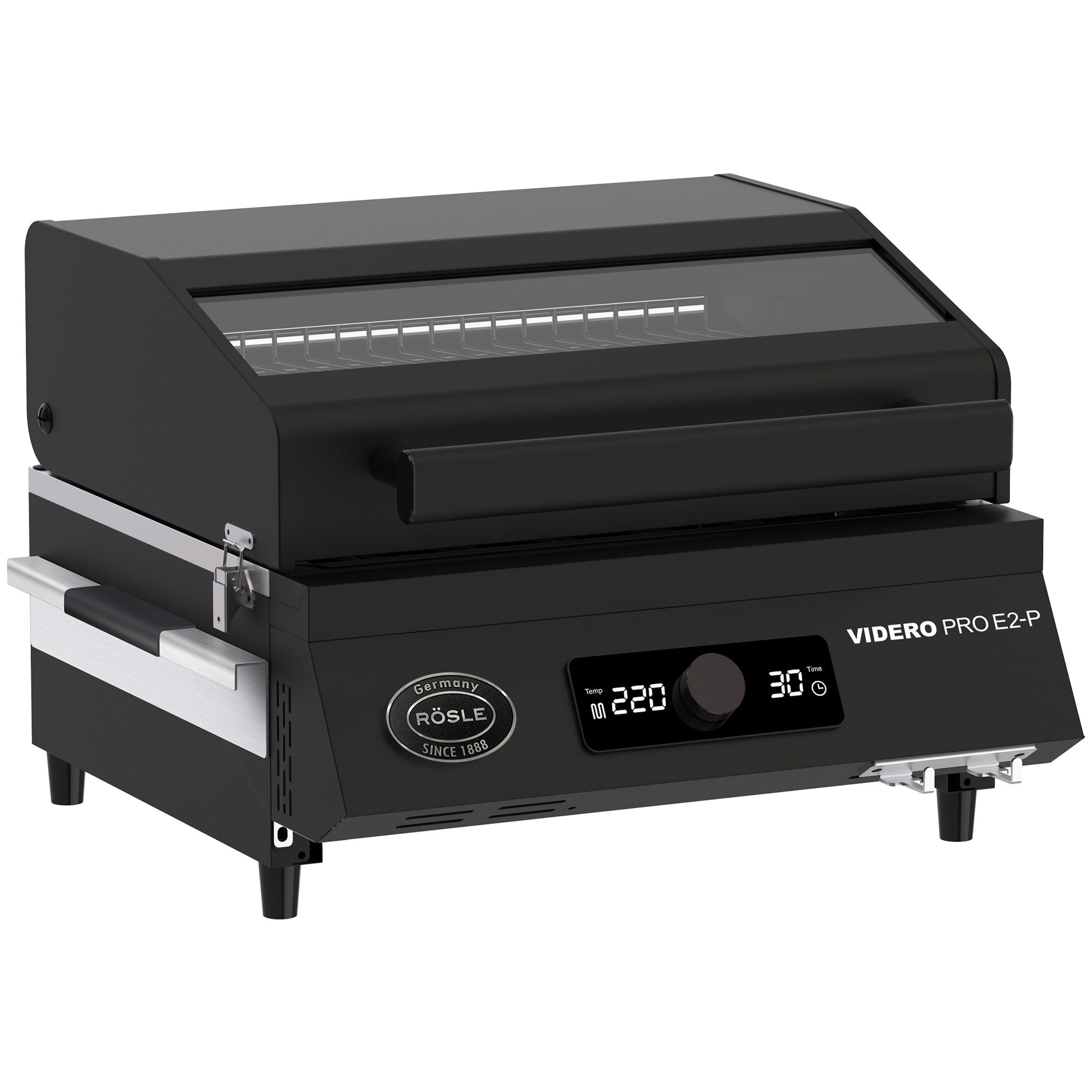 Rösle Videro Pro E2-P, Elektrogrill Inkl. Grillplatte