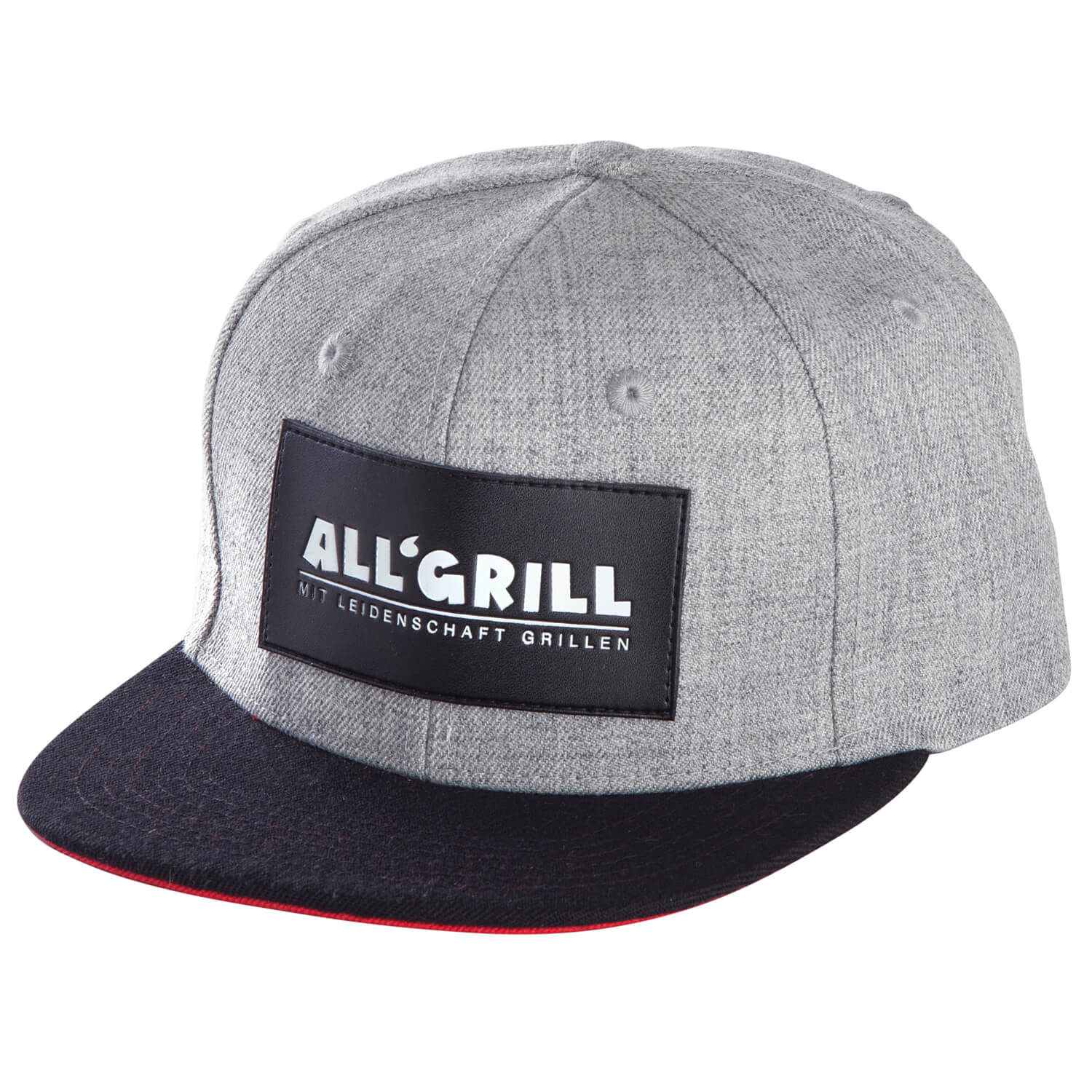 ALL’GRILL Kappe, Snapback Grau