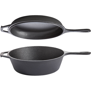 ALL’GRILL Gusseisen Topf & Pfanne 2in1, Ø 26 cm