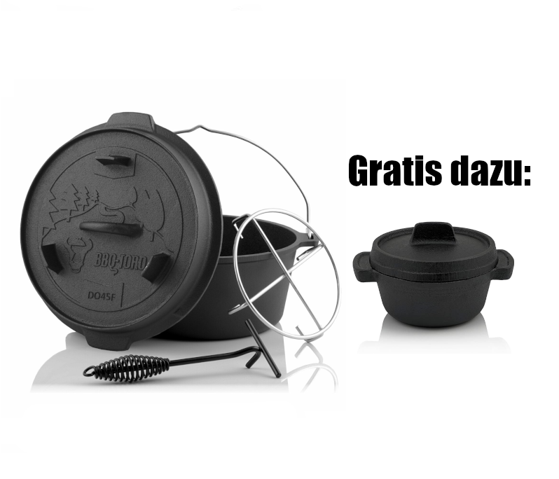 BBQ-Toro Dutch Oven DO45FX, 4,2L