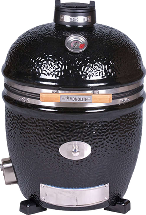 Monolith Grill LeChef BBQ Guru Pro 2.0, Schwarz ohne Gestell und Seitentische