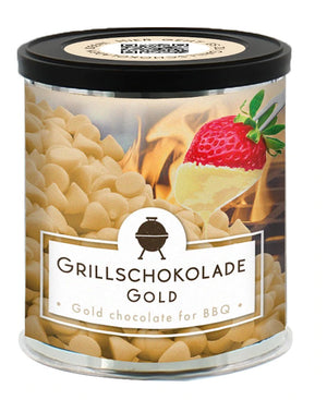 Produktbild Dose Rock 'n' Rubs x Callebaut Grillschokolade Gold (200g)