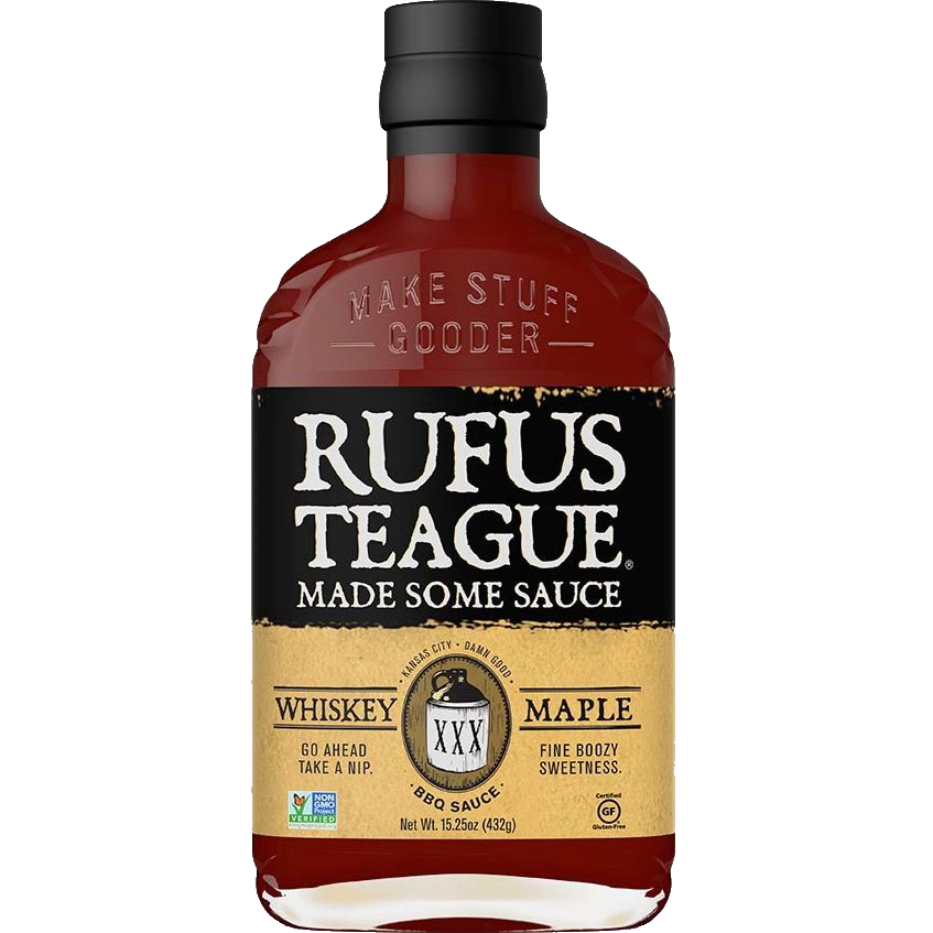 Rufus Teague Whiskey Maple BBQ Sauce, 432g