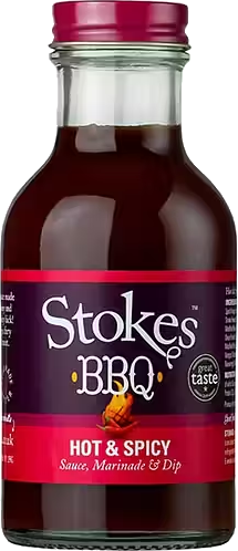 Stokes BBQ Sauce Hot & Spicy, 267ml