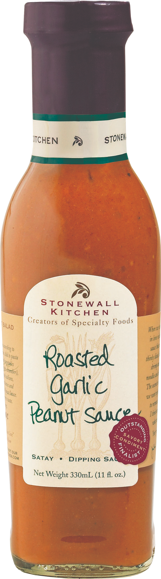 Stonewall Roasted Garlic Peanut Sauce 330 ml