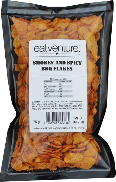 Eatventure BBQ Flakes, Smoky & Spicy 75g