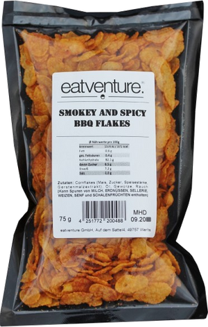 Produktbild Eatventure BBQ Flakes, Smoky & Spicy 75g