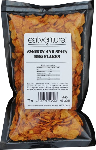 Produktbild Eatventure BBQ Flakes, Smoky & Spicy 200g