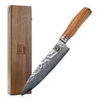 Zayiko Damast Chefmesser, "Olive"-Serie