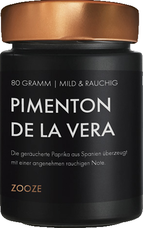 Zooze Pimenton de la Vera - mild (Geräucherte Paprika), 80g