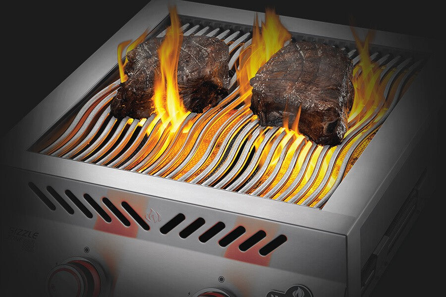 Anwendungsbild Napoleon 700er Serie doppelte Sizzle Zone, groß, Built-In