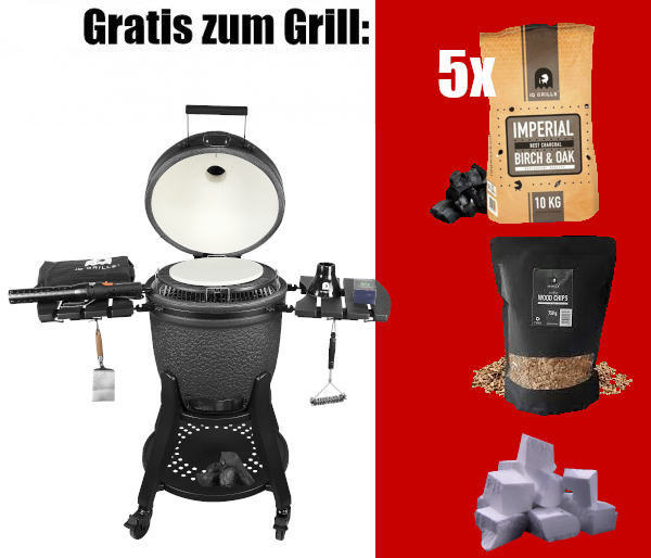 iQ Grill Large 22" Carbon Black - Bundle