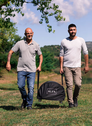 Alfa Forni Abdeckhaube & Tragetasche für Moderno Portable